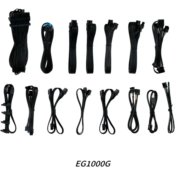 Купить Блок питания Lian Li EDGE GOLD 1000W Black with Hub, EU Cord (G9P.EG1000G.BH00.EU) - фото 11