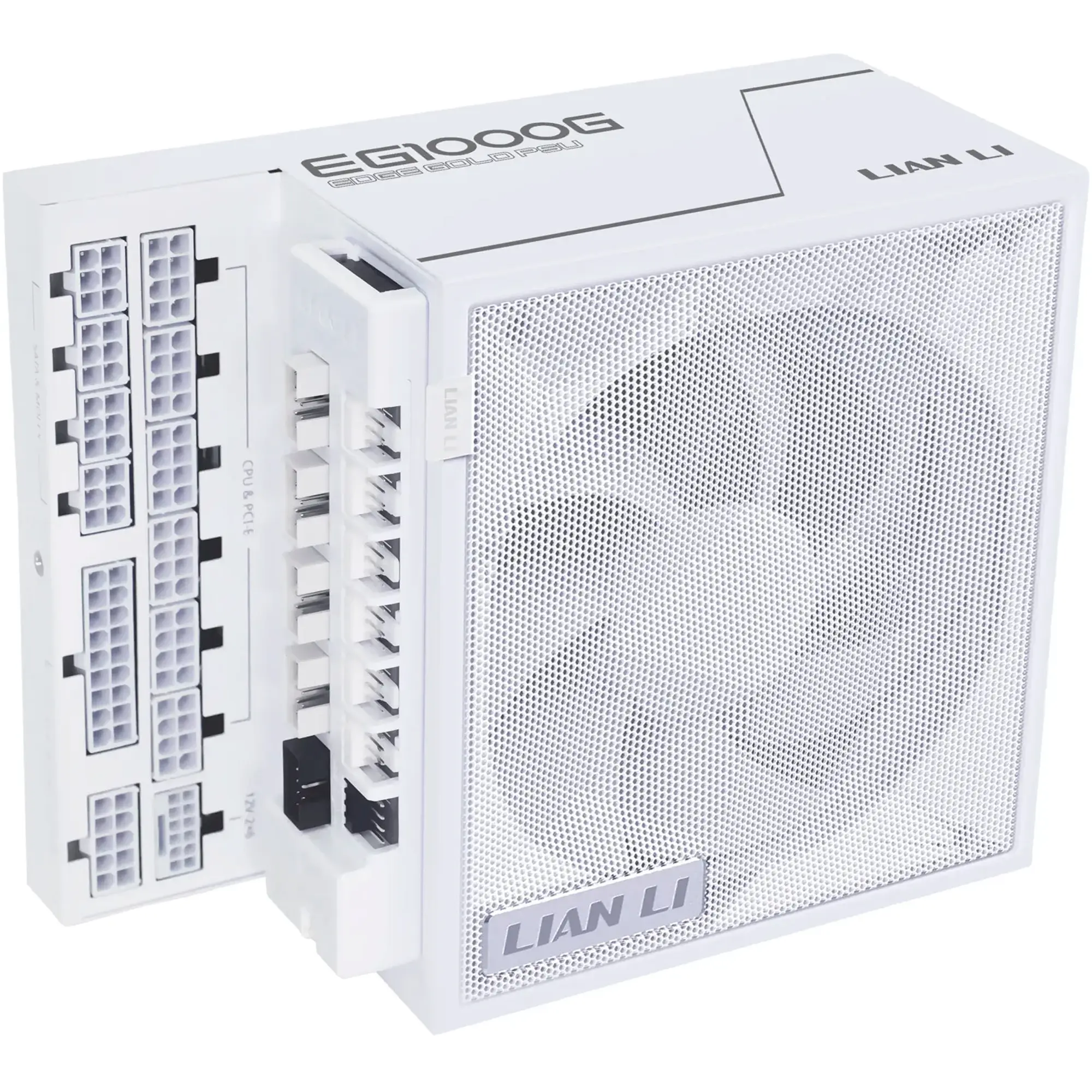 Купить Блок питания Lian Li EDGE GOLD 1000W White with Hub, EU Cord (G9P.EG1000G.WH00.EU) - фото 2