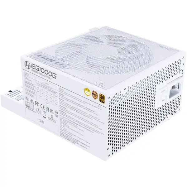 Купить Блок питания Lian Li EDGE GOLD 1000W White with Hub, EU Cord (G9P.EG1000G.WH00.EU) - фото 3