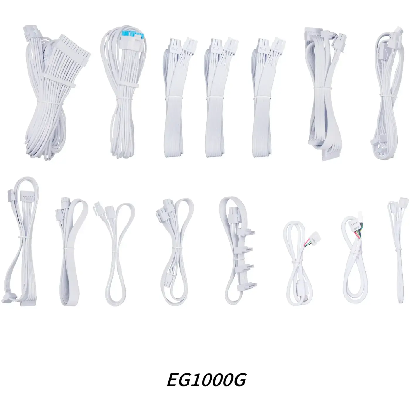 Купить Блок питания Lian Li EDGE GOLD 1000W White with Hub, EU Cord (G9P.EG1000G.WH00.EU) - фото 11