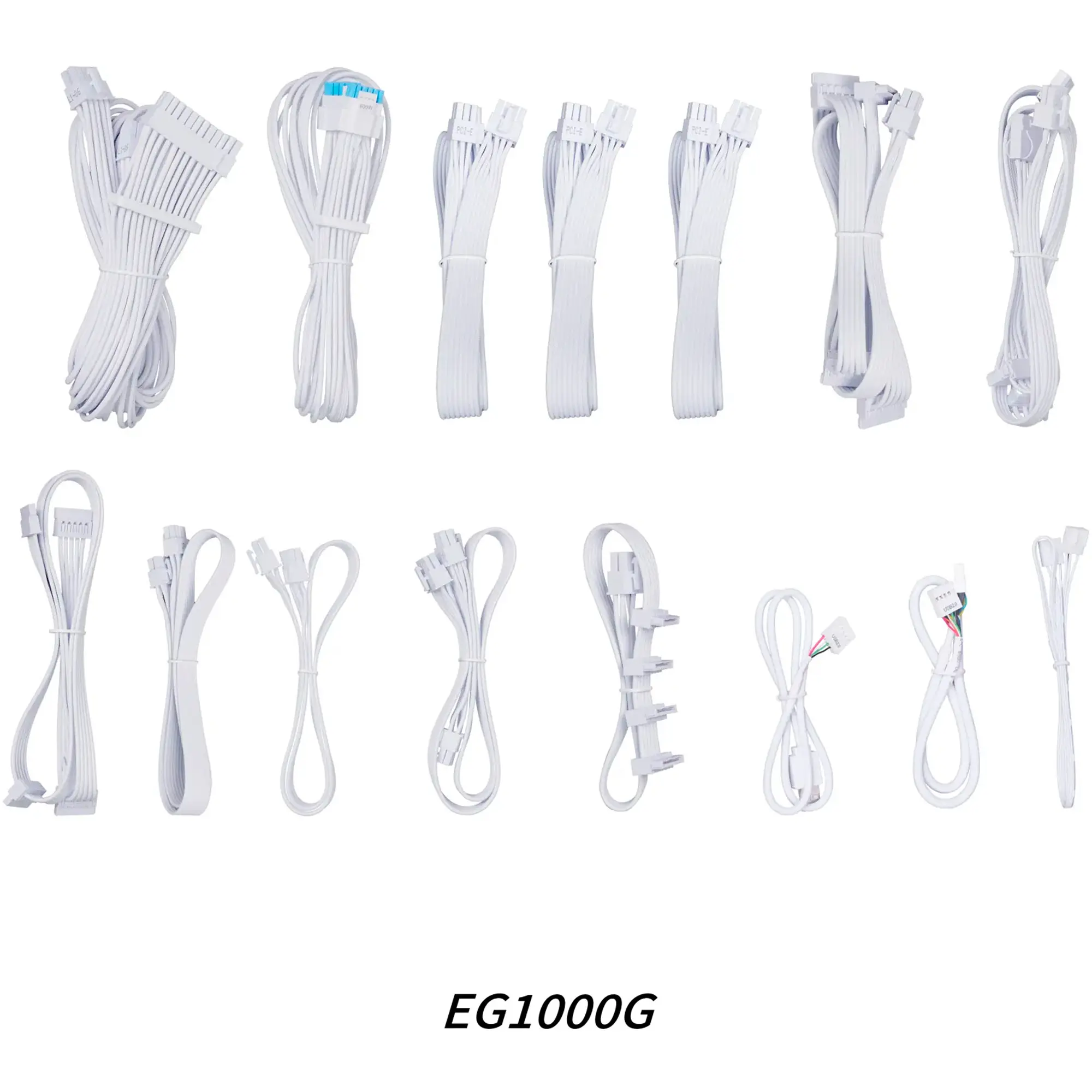 Купить Блок питания Lian Li EDGE GOLD 1000W White with Hub, EU Cord (G9P.EG1000G.WH00.EU) - фото 11