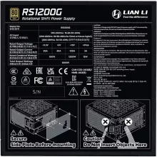 Купить Блок питания Lian Li RS Gold RS1200G Black with Hub, EU Cord (G9P.RS1200G.BH00.EU) - фото 5