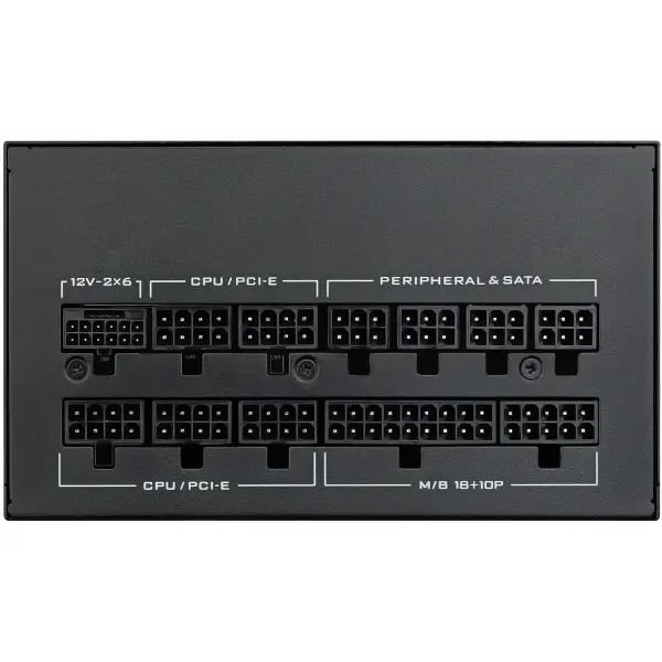 Купить Блок питания Lian Li SX1200P Black, EU cord (G9P.SX1200P.B000.EU) - фото 4