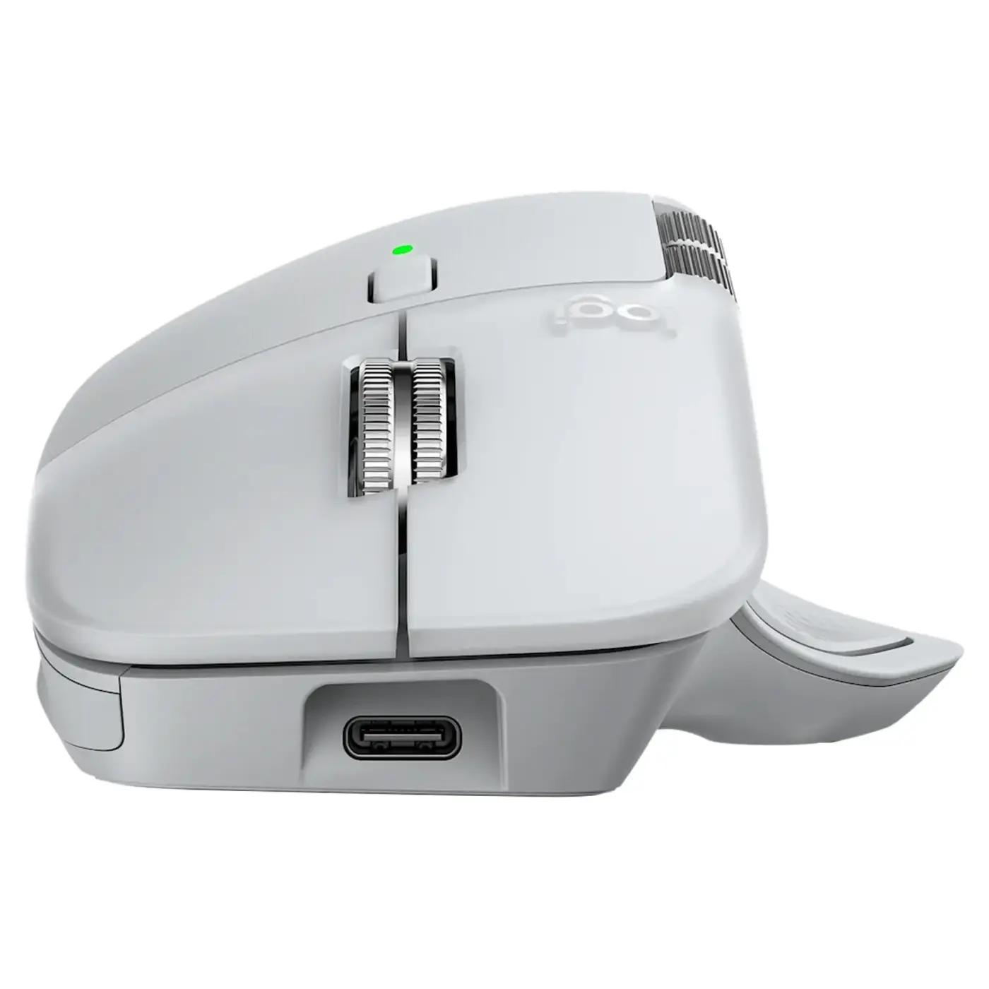 Купить Мышь Logitech MX Master 4 for Mac Wireless/Bluetooth White Silver (910-007576) - фото 6