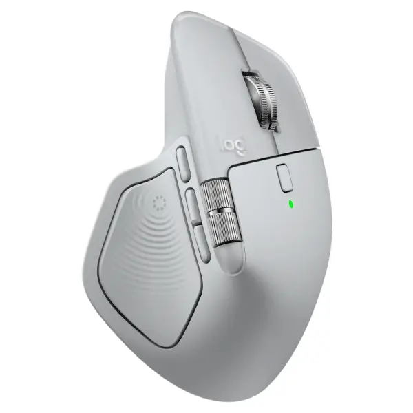 Купити Мишка Logitech MX Master 4 Performance Wireless/Bluetooth Pale Grey (910-007563) - фото 4