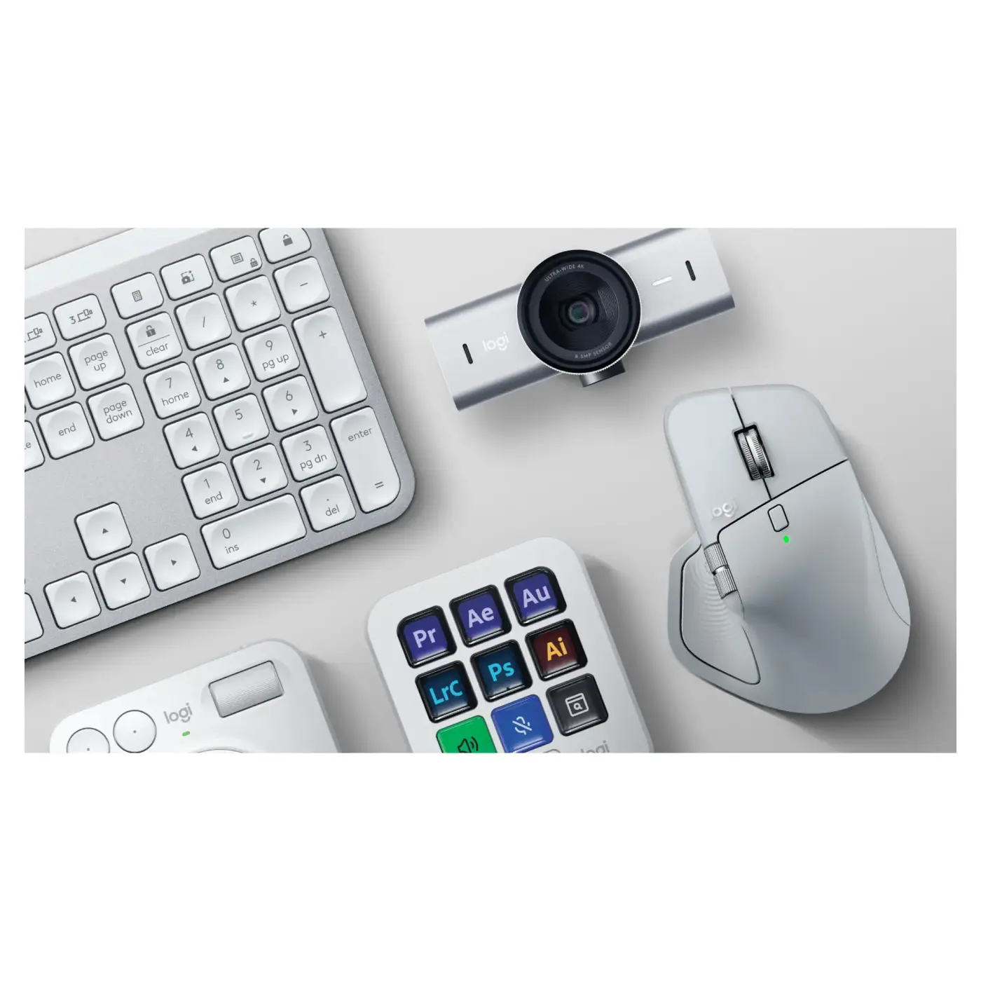 Купити Мишка Logitech MX Master 4 Performance Wireless/Bluetooth Pale Grey (910-007563) - фото 8