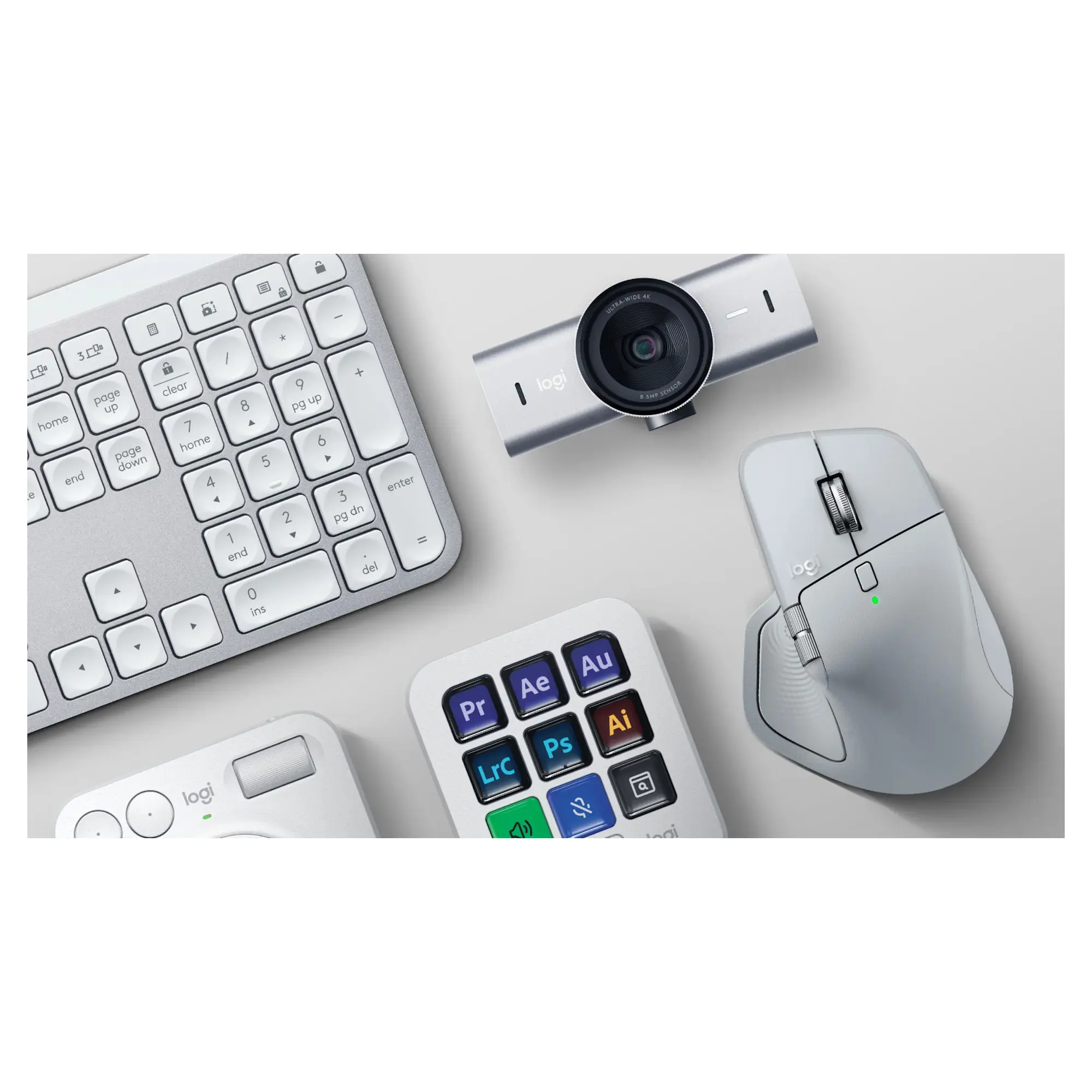 Купити Мишка Logitech MX Master 4 Performance Wireless/Bluetooth Pale Grey (910-007563) - фото 8