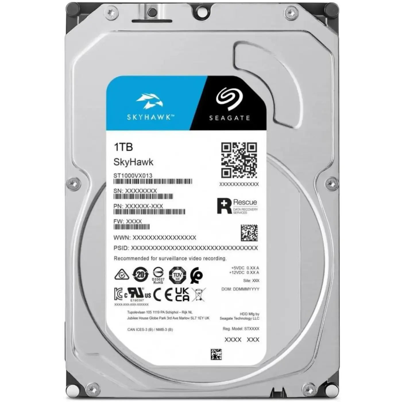 Купити Жорсткий диск Seagate SkyHawk HDD 1TB (ST1000VX013) - фото 4
