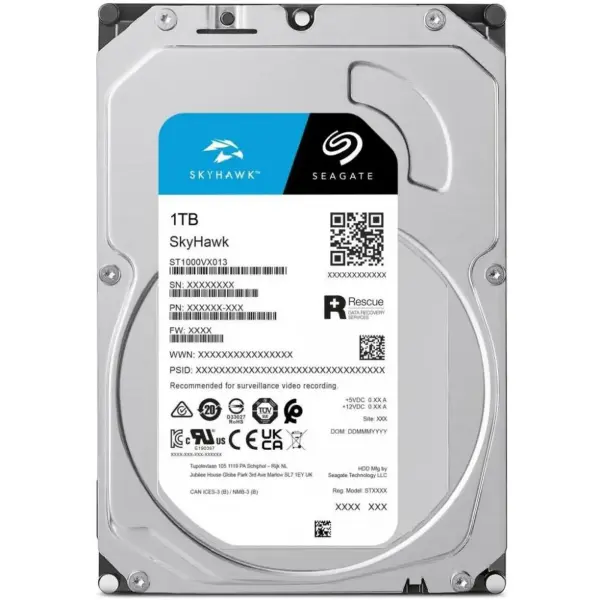 Купити Жорсткий диск Seagate SkyHawk HDD 1TB (ST1000VX013) - фото 4