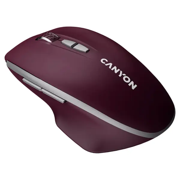 Купити Миша Canyon MW-21 Burgundy Red (CNS-CMSW21BR) - фото 2
