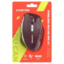 Купити Миша Canyon MW-21 Burgundy Red (CNS-CMSW21BR) - фото 6