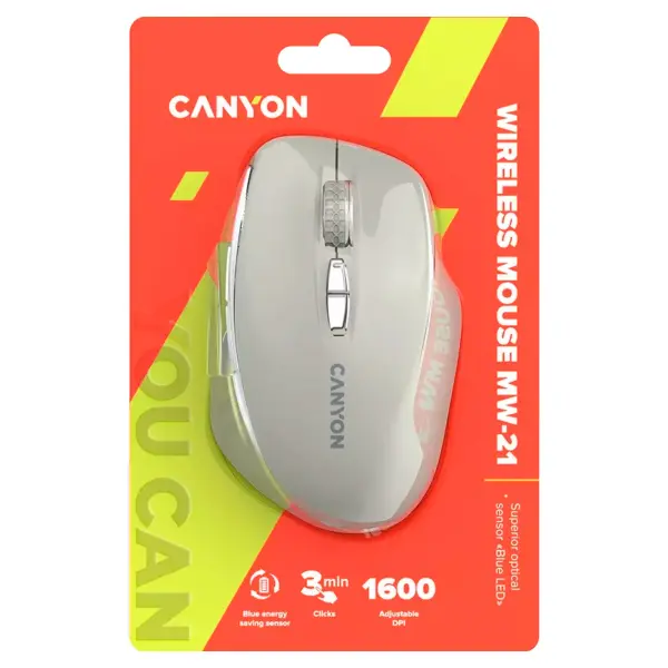 Купити Миша Canyon MW-21 Cosmic Latte (CNS-CMSW21CL) - фото 6