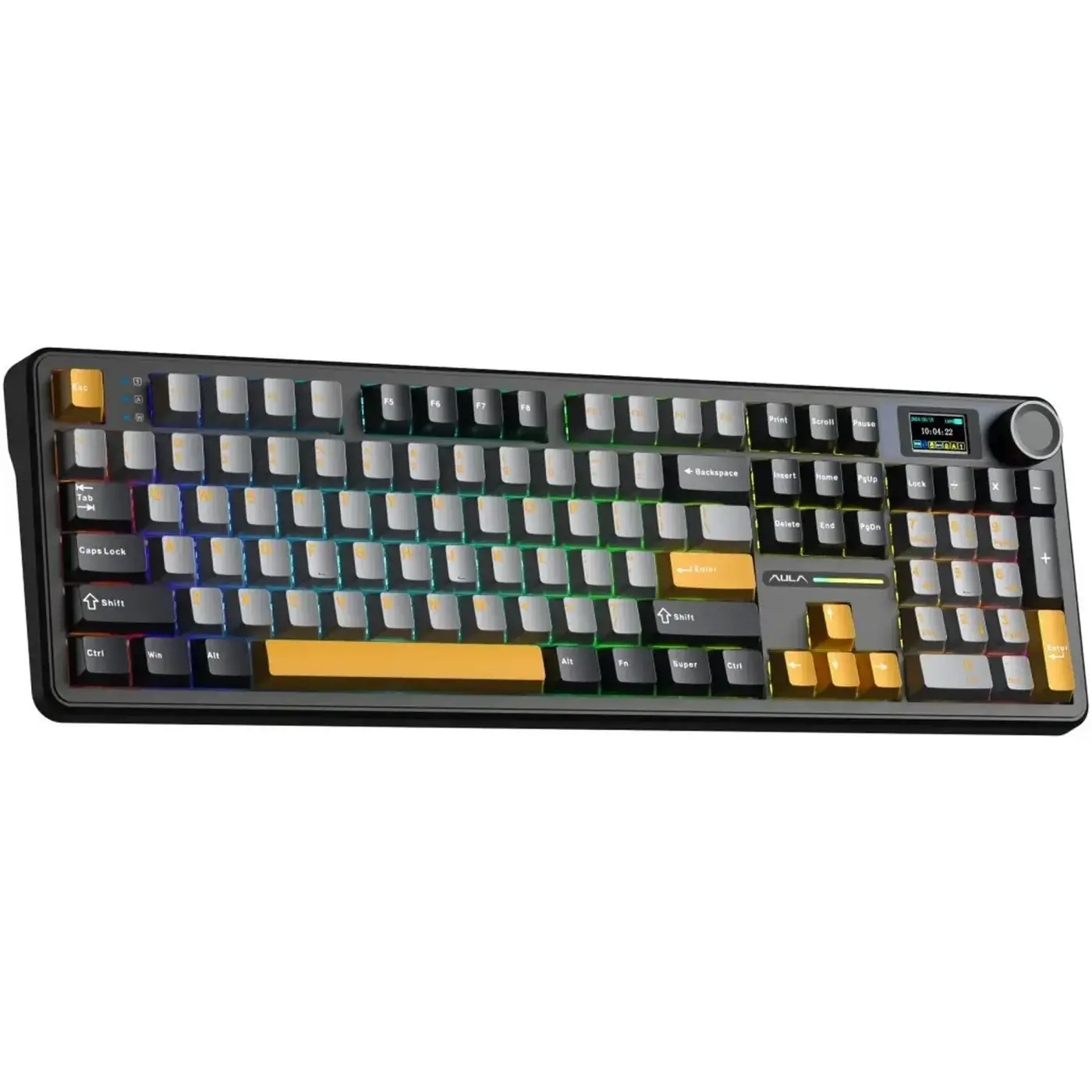 Купити Клавіатура AULA F108 Pro Wireless Gasket Reaper Switch Black (6978080501295) - фото 2