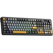 Купити Клавіатура AULA F108 Pro Wireless Gasket Reaper Switch Black (6978080501295) - фото 2