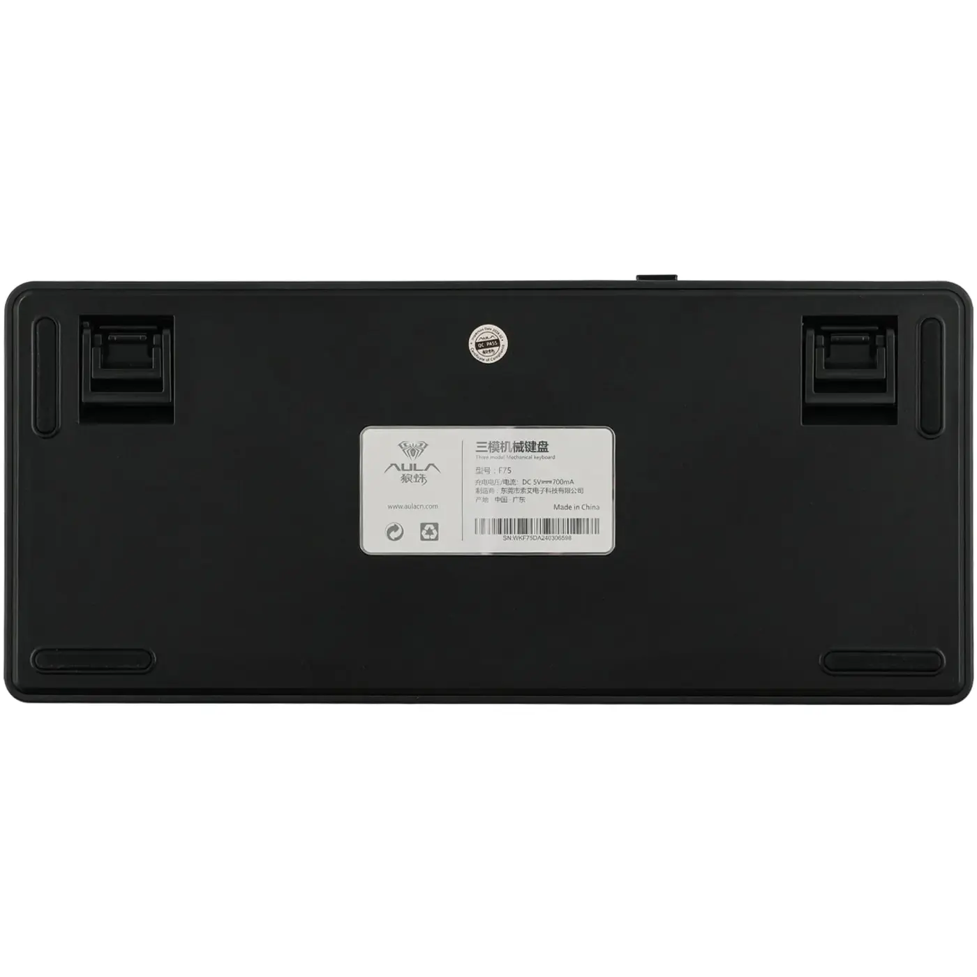 Купити Клавіатура AULA F75 Wireless Gasket Reaper Switch Black/Grey (6948391209913) - фото 11