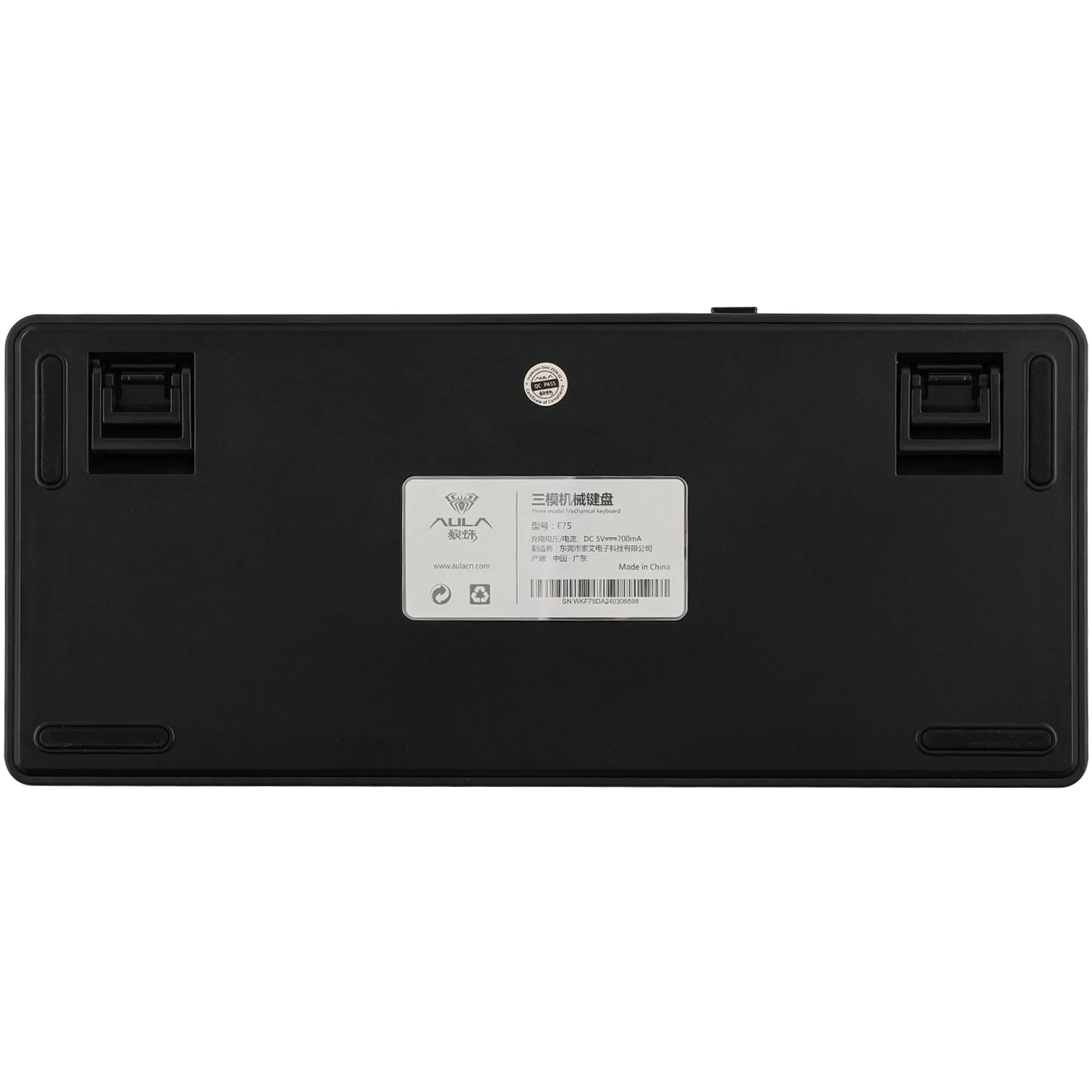 Купити Клавіатура AULA F75 Wireless Gasket Reaper Switch Black/Grey (6948391209913) - фото 11