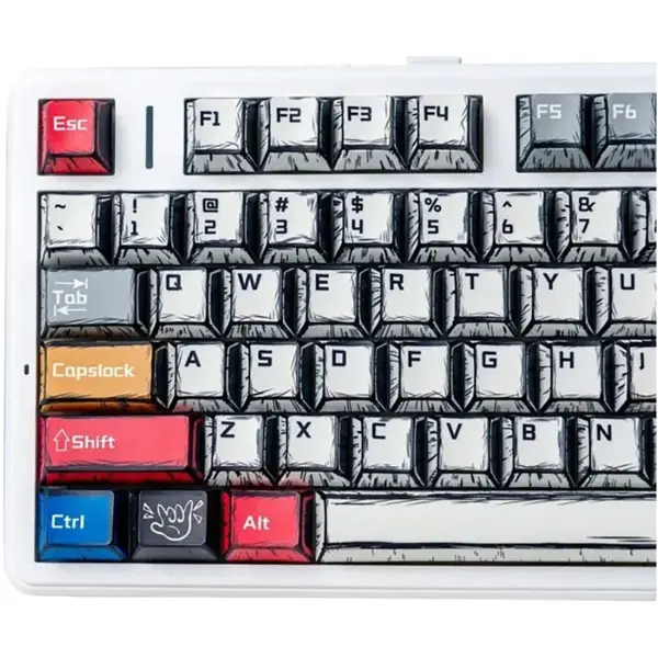 Купить Клавиатура AULA F75 Wireless Gasket Reaper Switch Comic (6978080501578) - фото 2