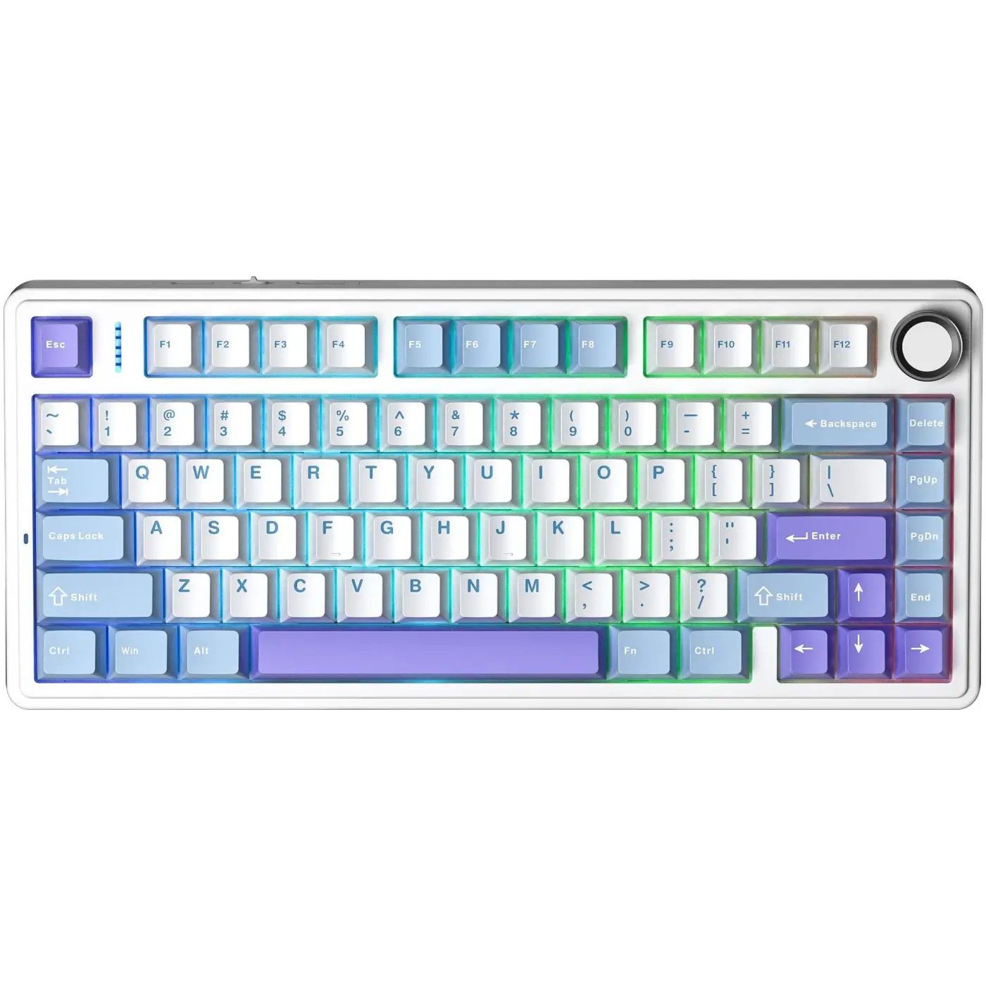 Купить Клавиатура AULA F75 Wireless Gasket Reaper Switch Purple (6978080501479) - фото 1