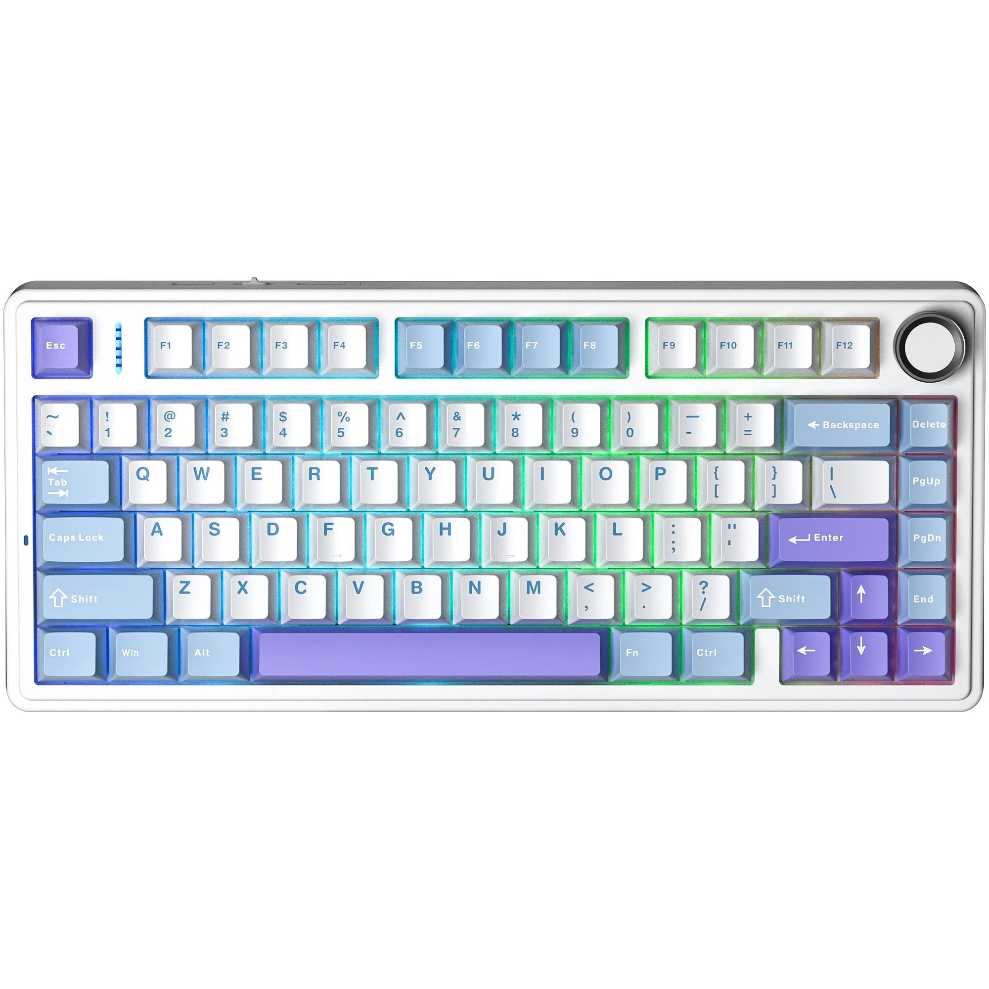 Купить Клавиатура AULA F75 Wireless Gasket Reaper Switch Purple (6978080501479) - фото 1