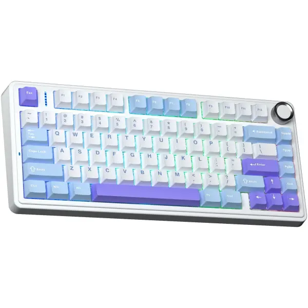Купить Клавиатура AULA F75 Wireless Gasket Reaper Switch Purple (6978080501479) - фото 2