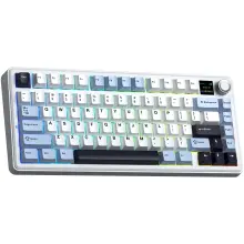 Купити Клавіатура AULA F75 MAX Wireless Gasket Reaper Switch White (6978080501158) - фото 2