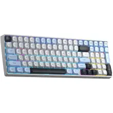 Купить Клавиатура AULA S100pro Wireless Brown Switch White/Black (6948391205755) - фото 2