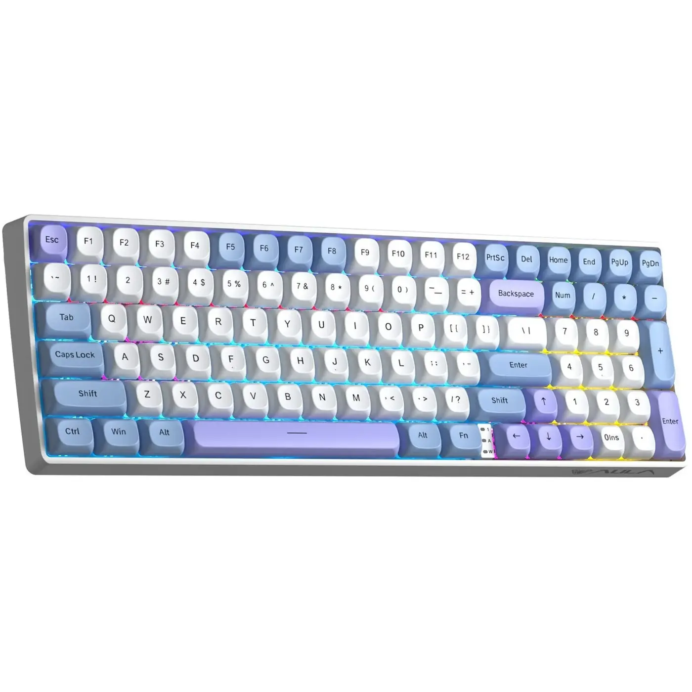 Купить Клавиатура AULA S100pro Wireless Red Switch White/Blue (6948391205762) - фото 2