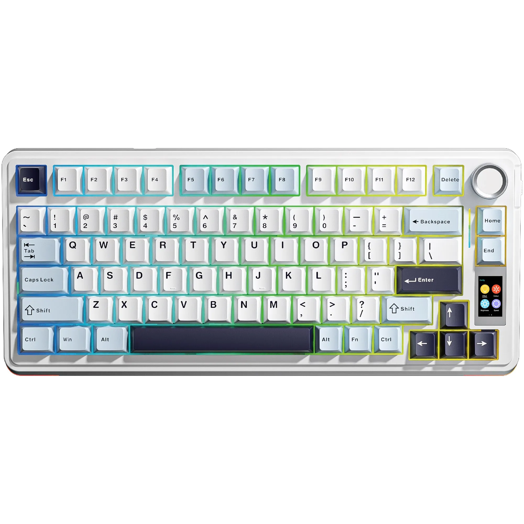 Купити Клавіатура AULA S75 Pro Wireless Star Vector Switch White (6978080502148) - фото 1