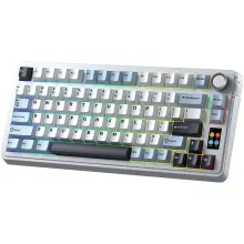 Купити Клавіатура AULA S75 Pro Wireless Star Vector Switch White (6978080502148) - фото 3