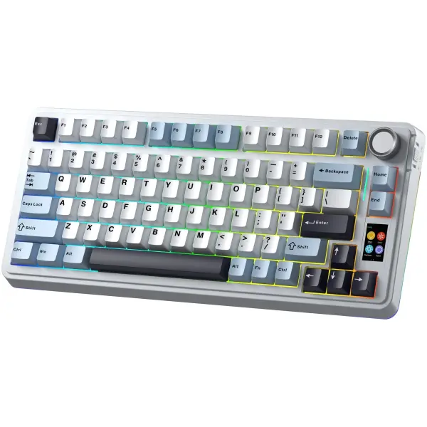 Купити Клавіатура AULA S75 Pro Wireless Star Vector Switch White (6978080502148) - фото 3