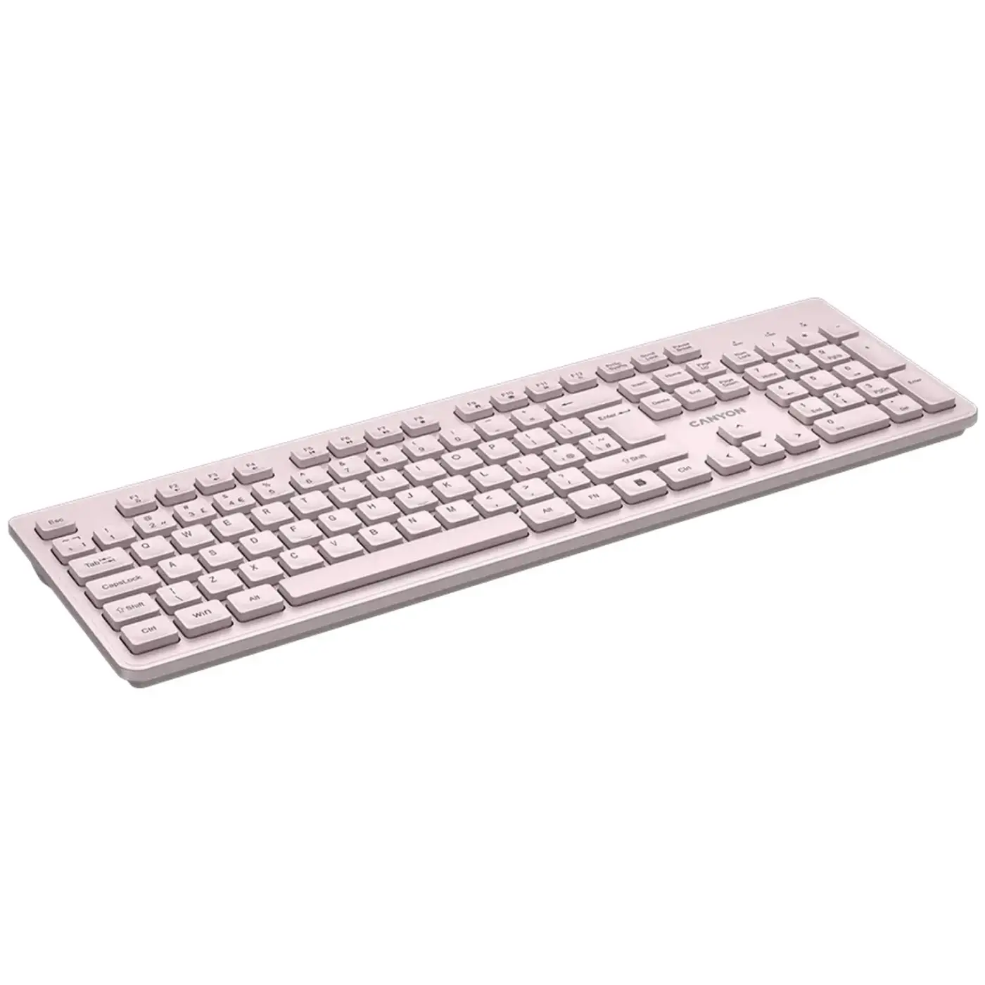 Купить Клавиатура Canyon HKB-W01 Silent Wireless UA Beige (CNS-HKBW01BG) - фото 5