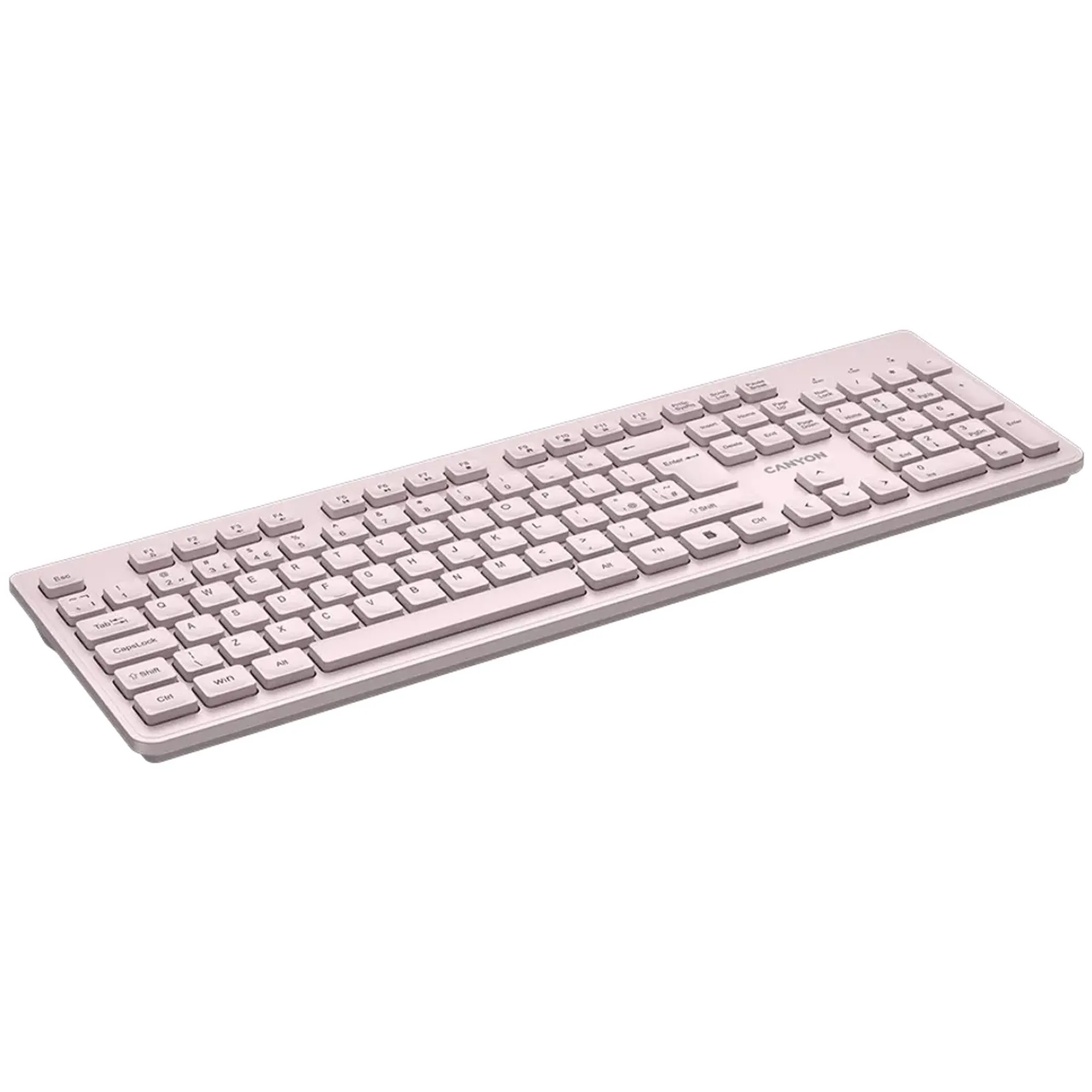 Купить Клавиатура Canyon HKB-W01 Silent Wireless UA Beige (CNS-HKBW01BG) - фото 5