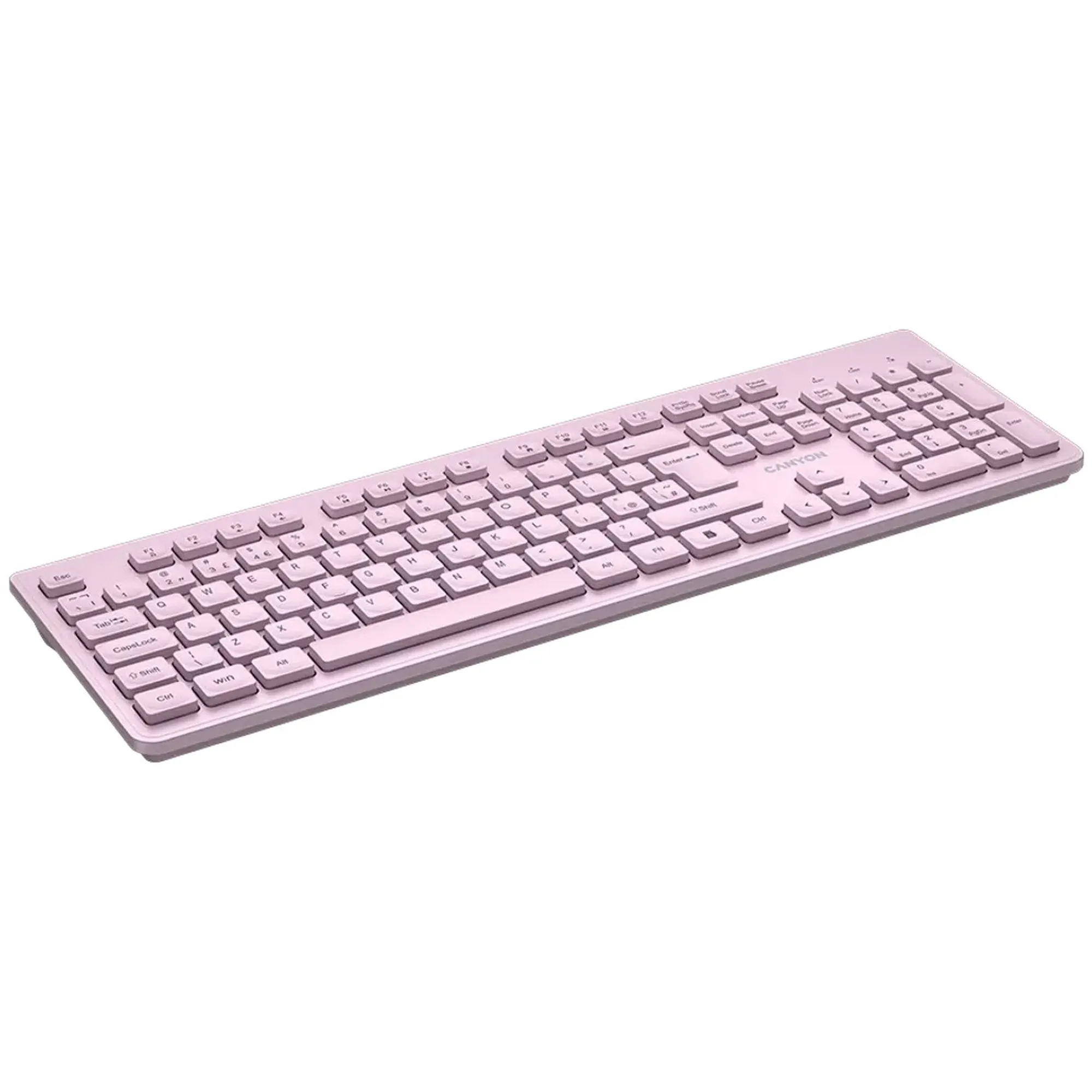 Купить Клавиатура Canyon HKB-W01 Silent Wireless UA Pink (CNS-HKBW01P) - фото 5