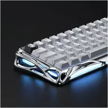 Купить Клавиатура GravaStar Mercury V60 Pro Blackcore 8k RGB Chrome Silver (GSV60PRO_XTAL_SLV) - фото 6