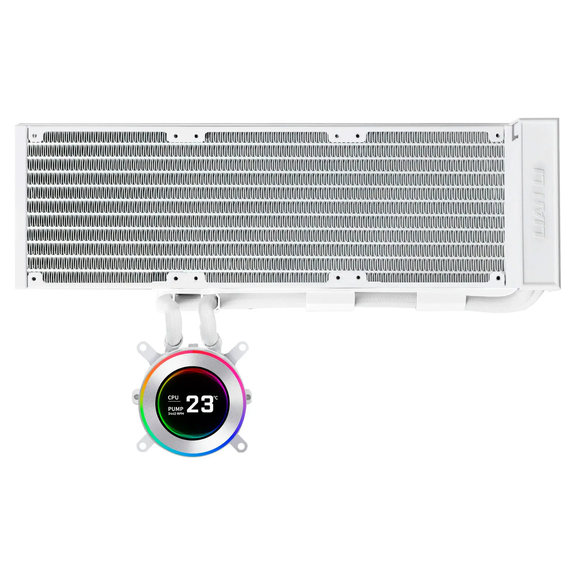 Купити Система водяного охолодження Lian Li HydroShift II LCD-C 360 White (G89.GHS2LCD36W.00) - фото 1