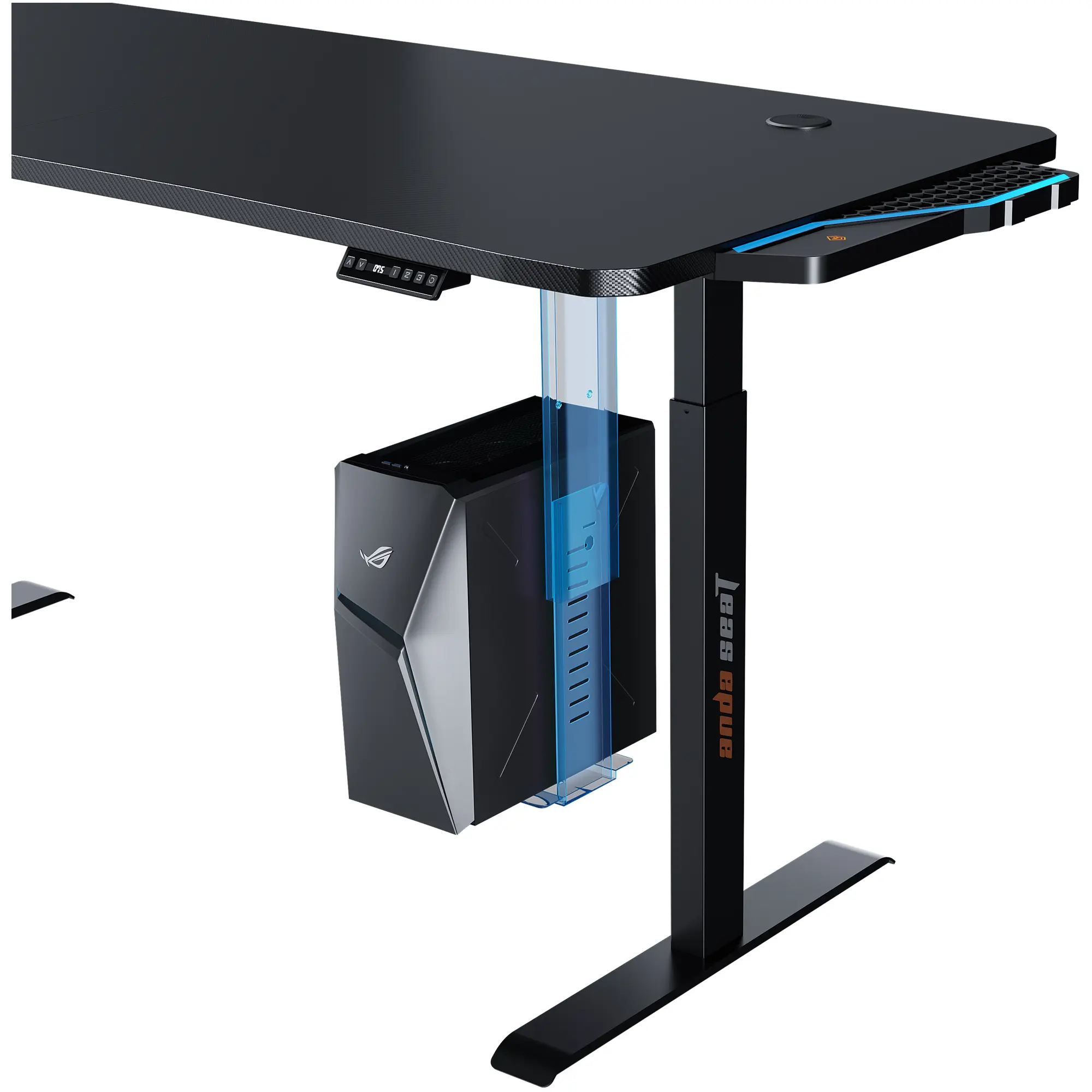 Купить Держатель для системного блока AndaSeat Desk PC Holder Black (ZJJ-01-B) - фото 4