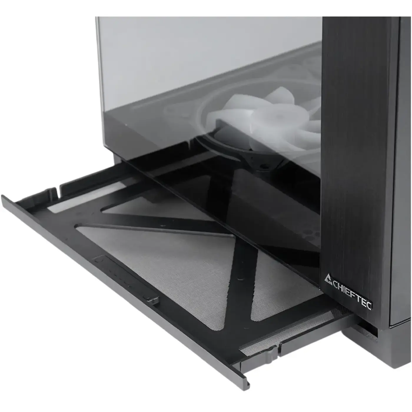 Купить Корпус Chieftec VISIO GM-30B-TG-OP ATX, без БЖ, Black - фото 7