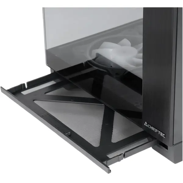 Купить Корпус Chieftec VISIO GM-30B-TG-OP ATX, без БЖ, Black - фото 7