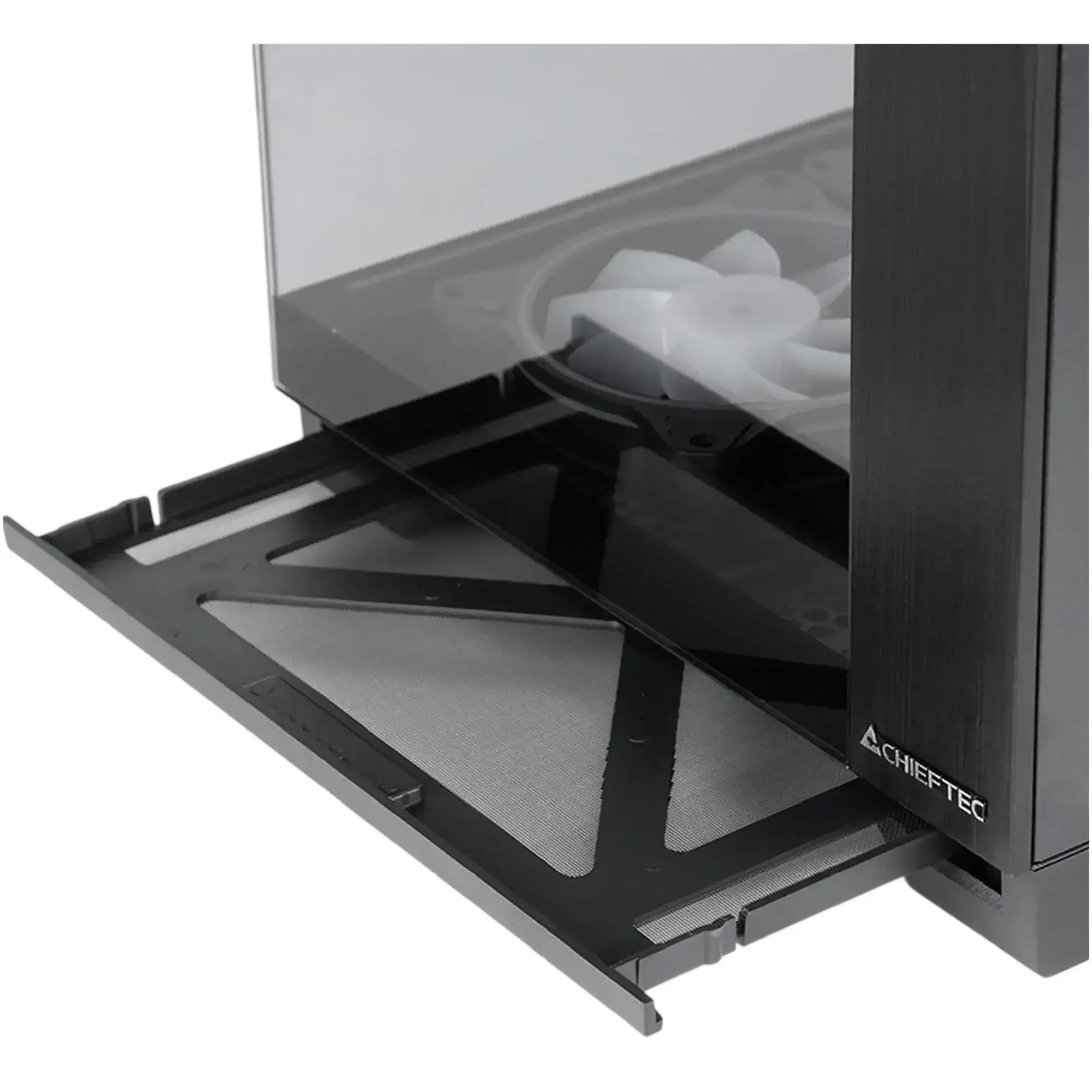 Купить Корпус Chieftec VISIO GM-30B-TG-OP ATX, без БЖ, Black - фото 7