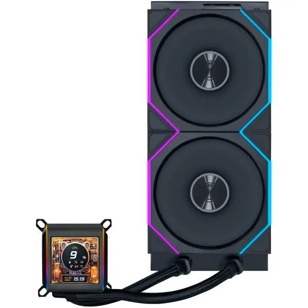 Купити Система водяного охлаждения Li Galahad GA II LCD TL 280 Black (G89.GA2ALCD28TLB.00) - фото 7