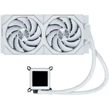 Купити Система водяного охлаждения Lian Li Galahad GA II LCD TL 280 White (G89.GA2ALCD28TLW.00) - фото 2
