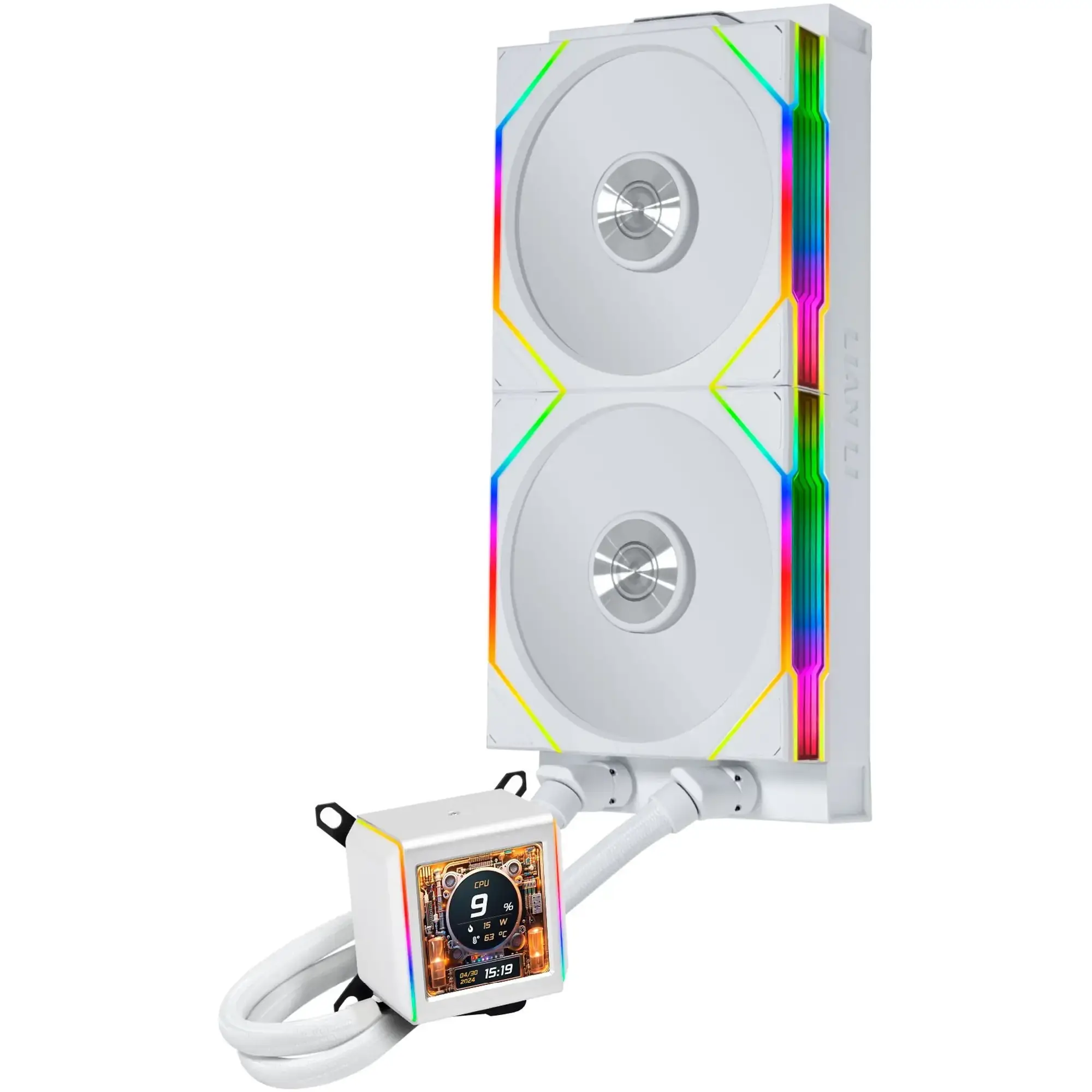 Купити Система водяного охлаждения Lian Li Galahad GA II LCD TL 280 White (G89.GA2ALCD28TLW.00) - фото 6