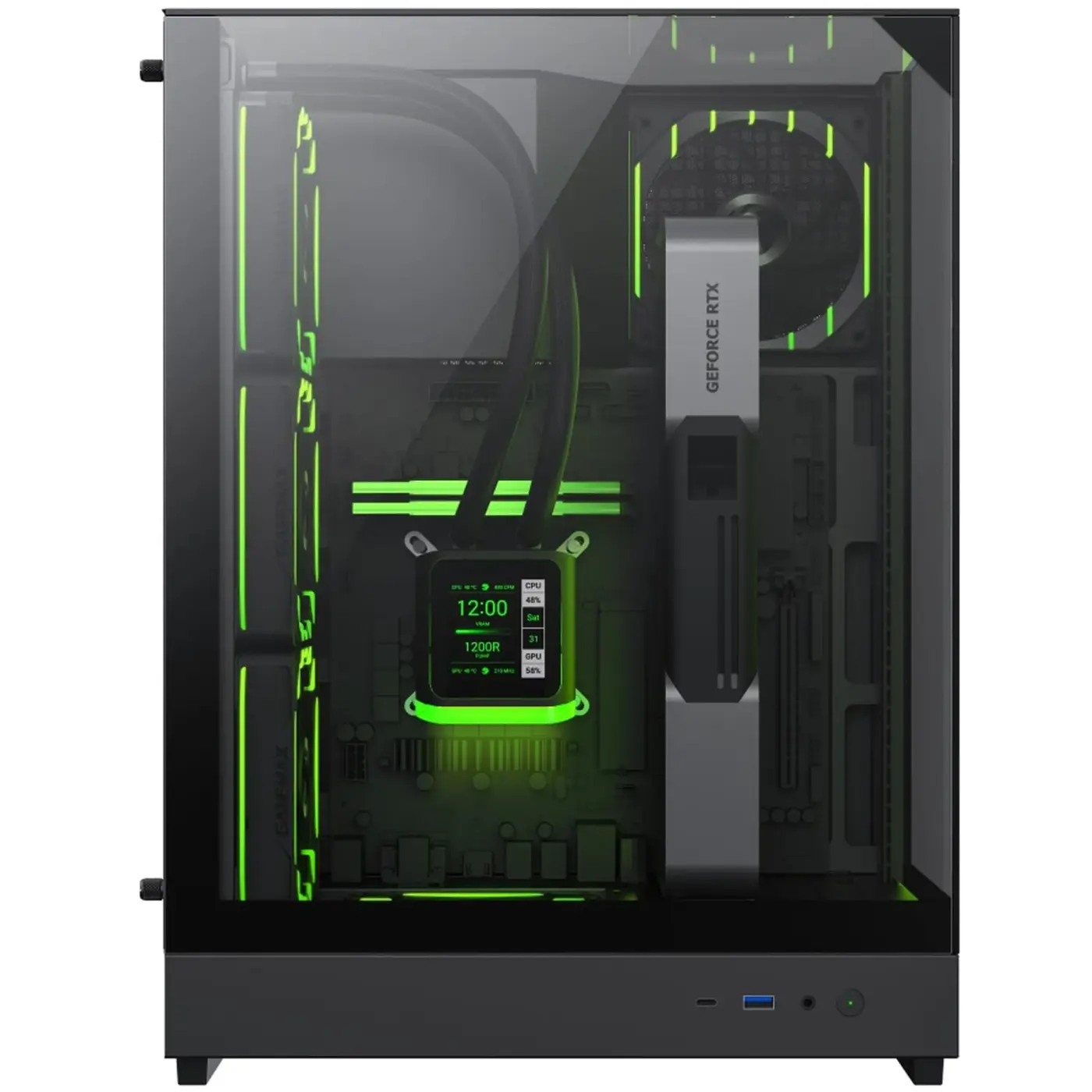 Купить Корпус Gamemax T20 BLACK - фото 2