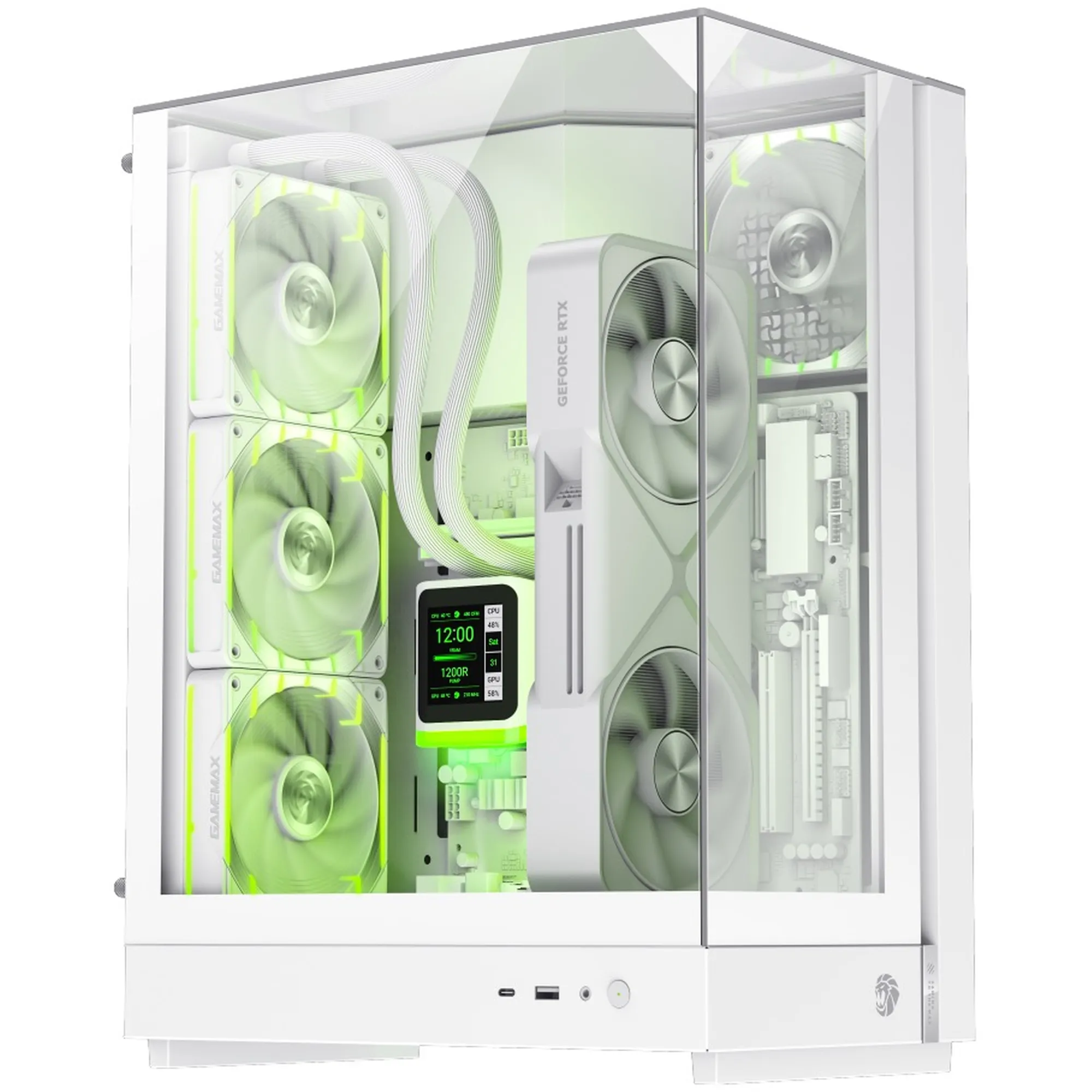 Купить Корпус Gamemax T20 WHITE - фото 1