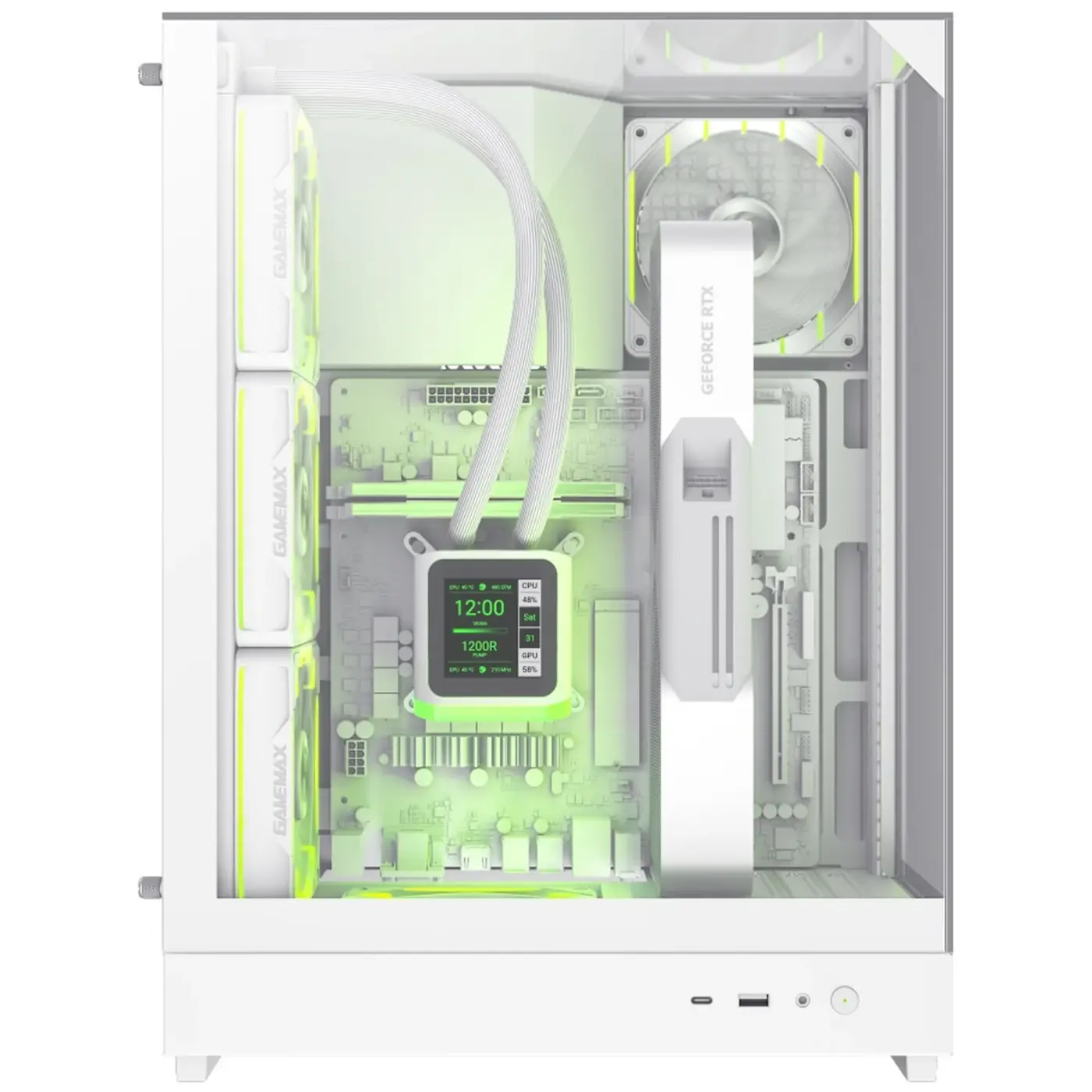 Купить Корпус Gamemax T20 WHITE - фото 2