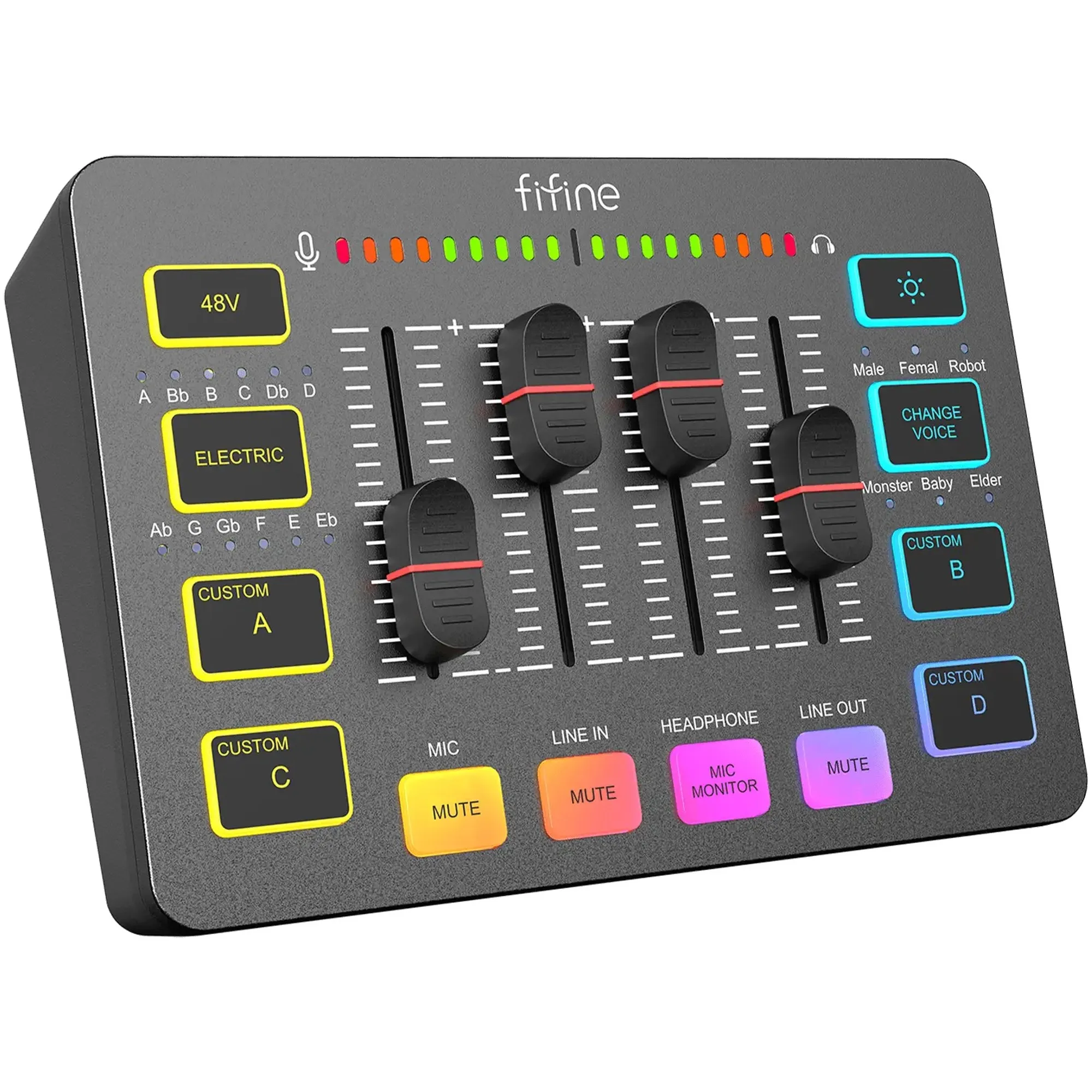 Купить Микшер Fifine SC3 Black - фото 2