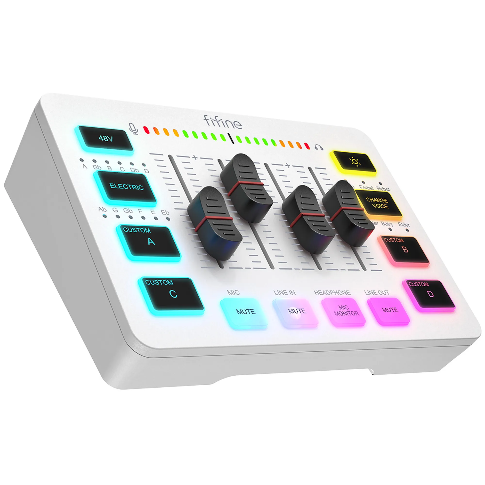 Купить Микшер Fifine SC3W White - фото 3