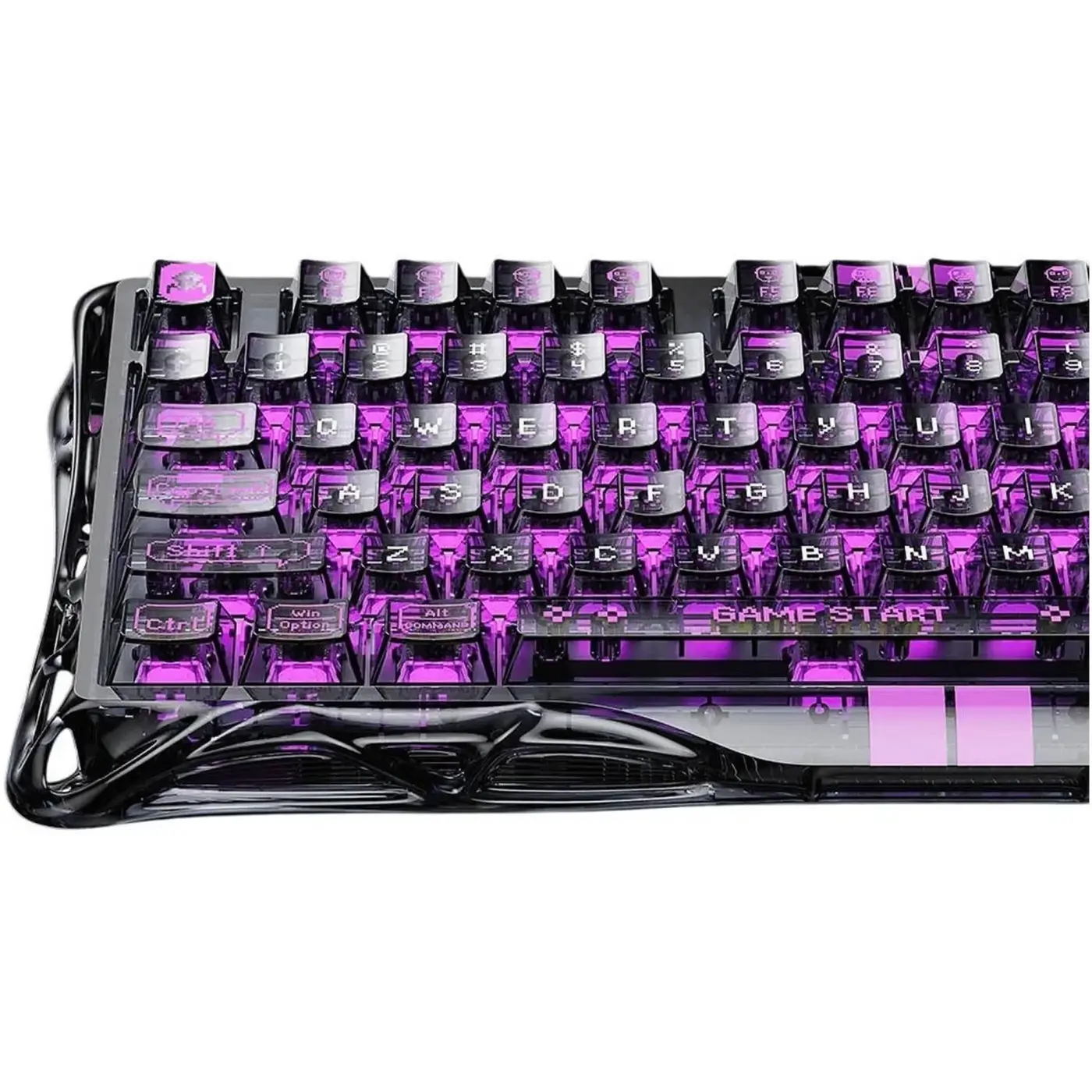 Купити Клавіатура GravaStar Mercury V75 Lite Transparent Black (GSV75LITE_XTAL_BLK) - фото 4