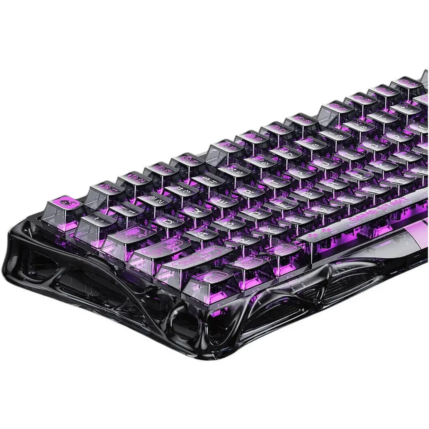 Купити Клавіатура GravaStar Mercury V75 Lite Transparent Black (GSV75LITE_XTAL_BLK) - фото 5