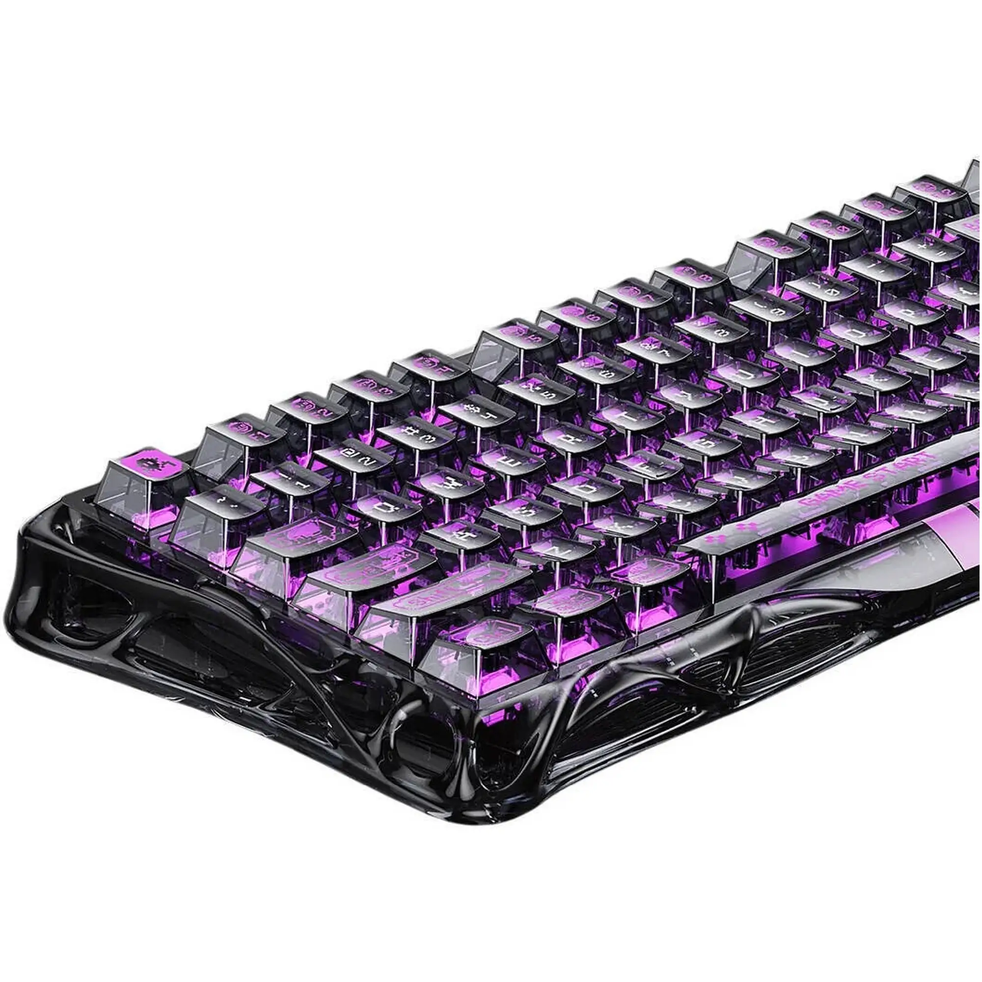 Купити Клавіатура GravaStar Mercury V75 Lite Transparent Black (GSV75LITE_XTAL_BLK) - фото 5